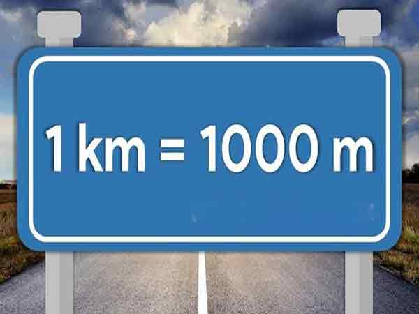 Cách chuyển đổi 1 km bằng bao nhiêu m