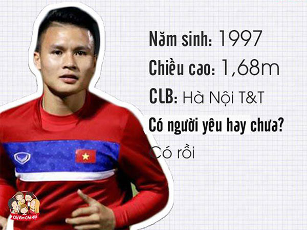 Cầu thủ Quang Hải sinh năm bao nhiêu?