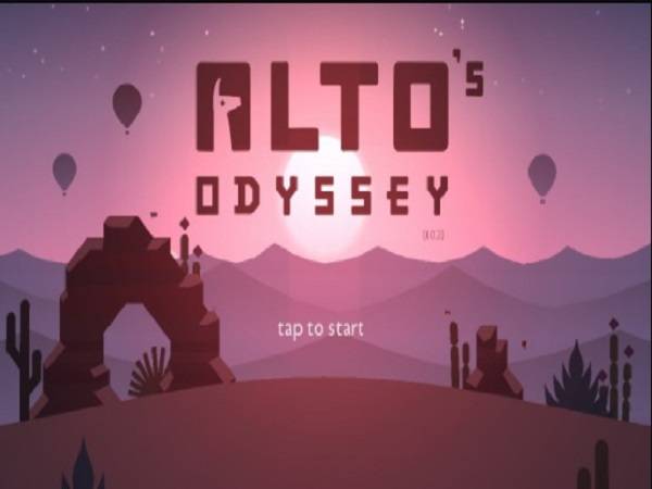 Các game offline hay cho Android Runner: Alto’s Odyssey