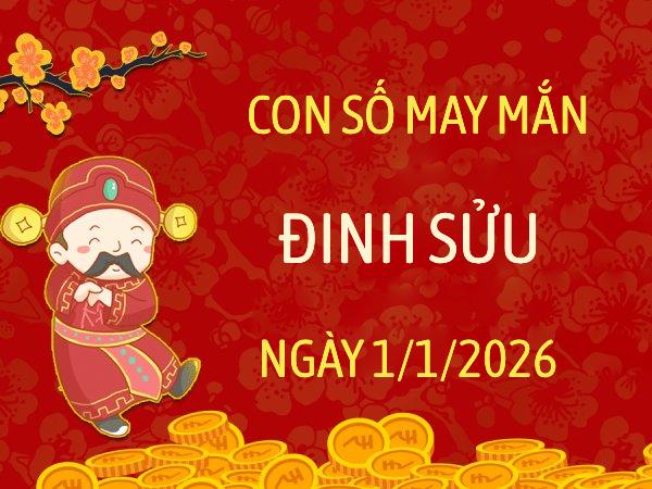 Phân tích con số may mắn tuổi Đinh Sửu ngày 1/1/2026